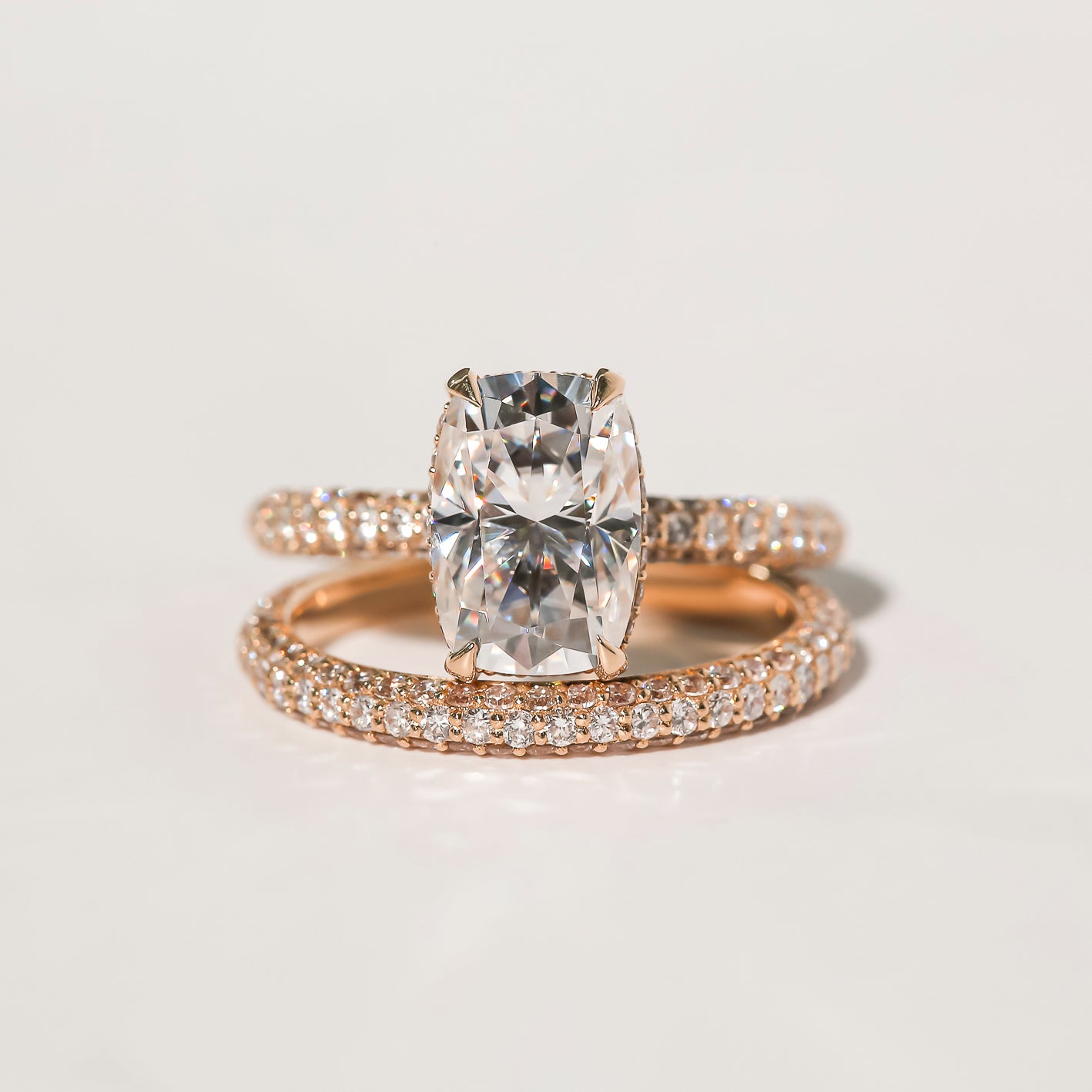 4.95 Carat Moissanite Colette Bridal Set