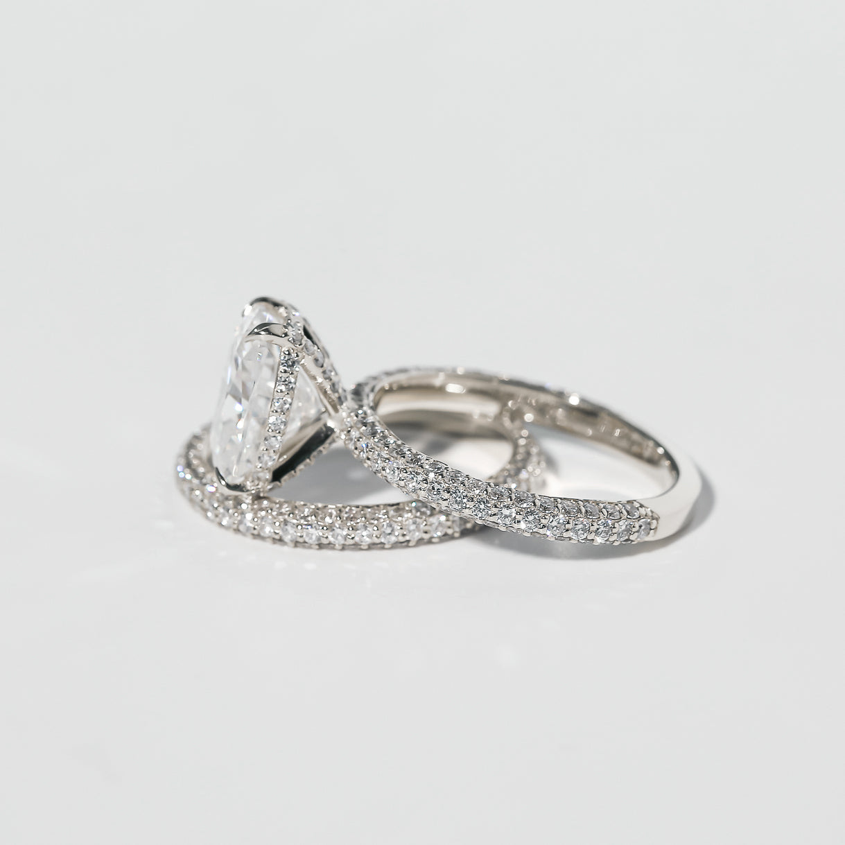 4.95 Carat Moissanite Colette Bridal Set