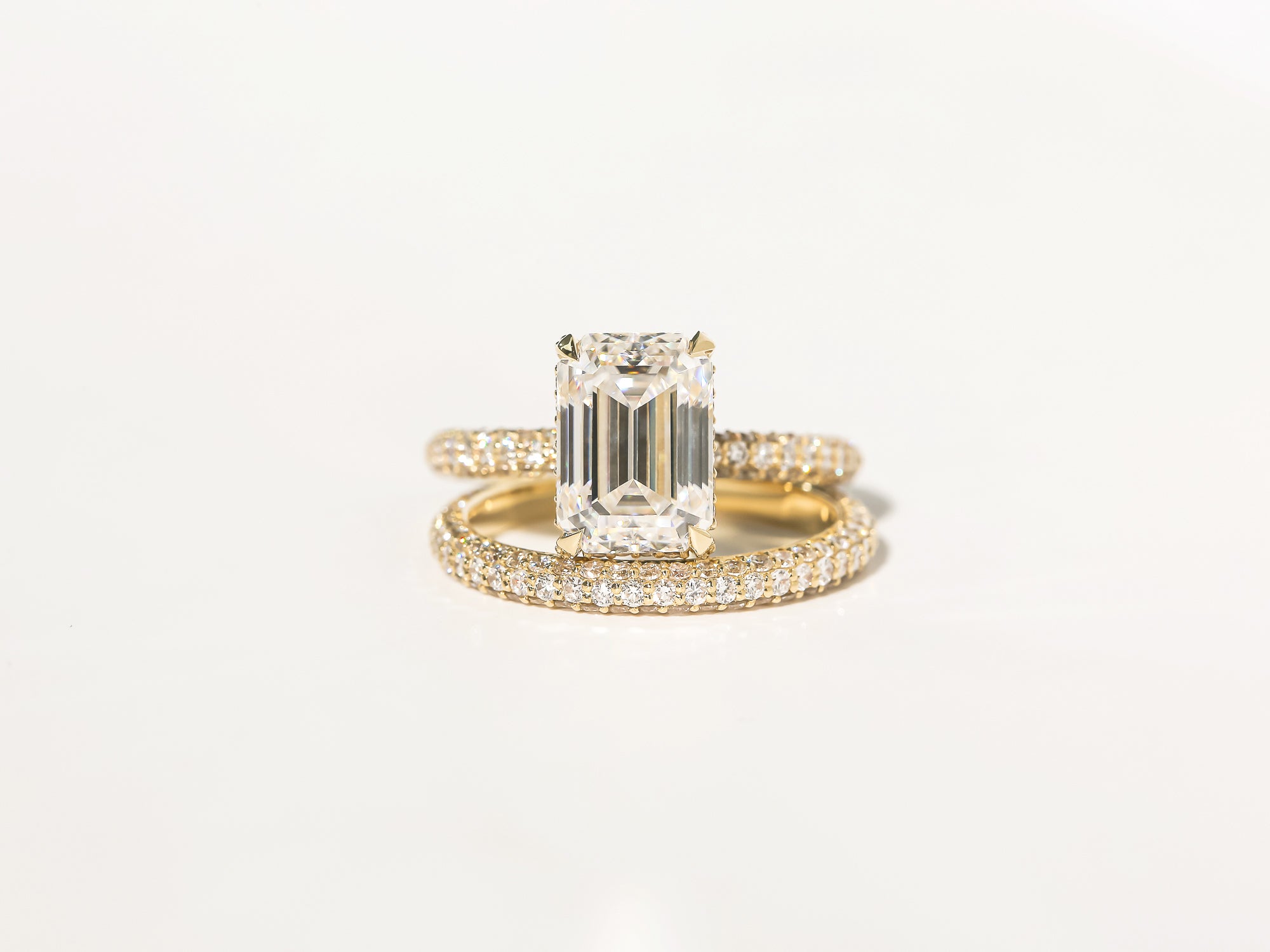 5 Carat Moissanite Edina Bridal Set