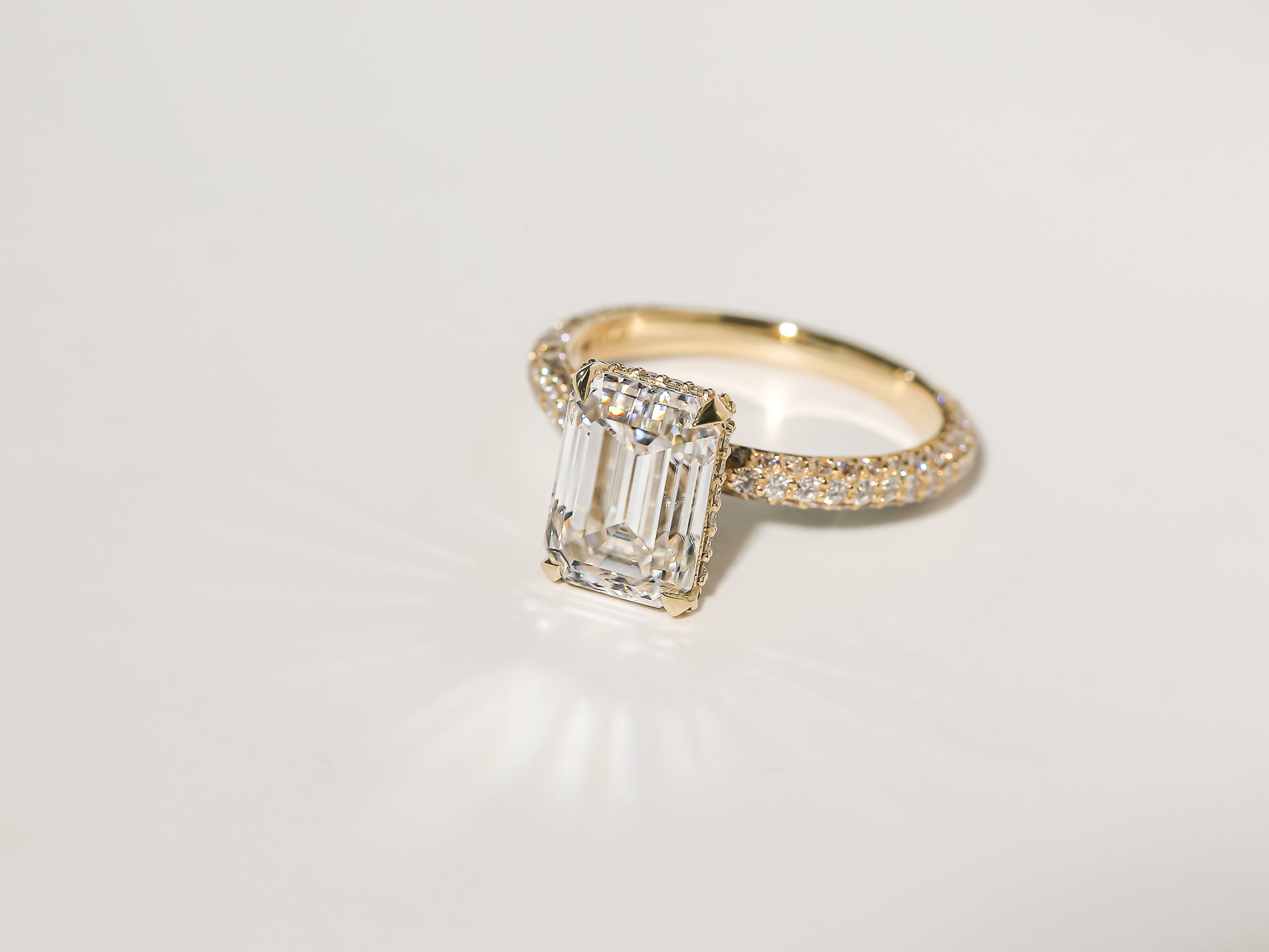 4.2 Carat Moissanite Edina Ring