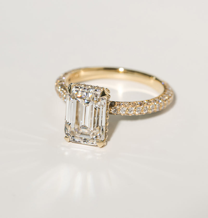 Edina Diamond-Coated Ring