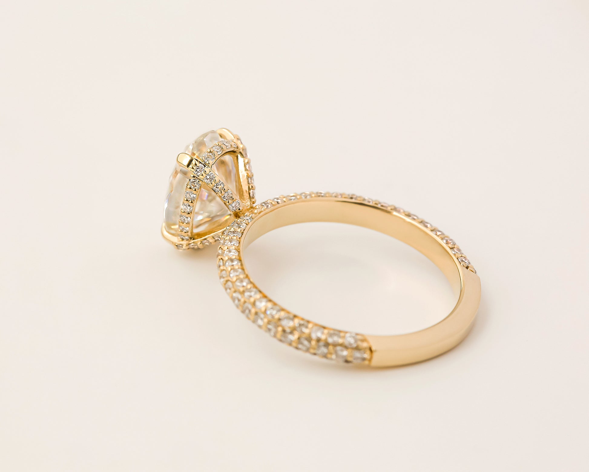3.4 Carat Moissanite Olena Ring