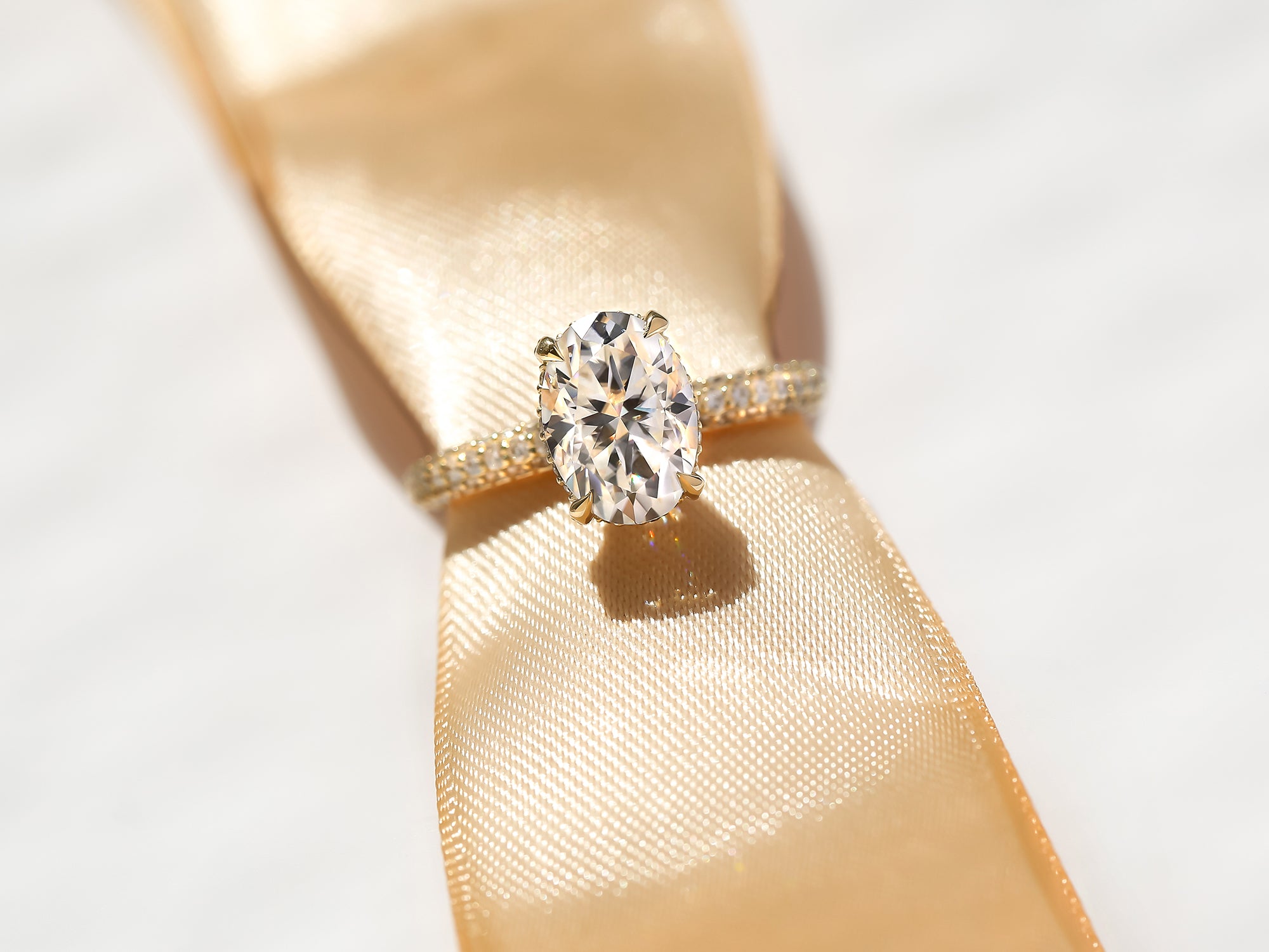 3.4 Carat Moissanite Olena Ring