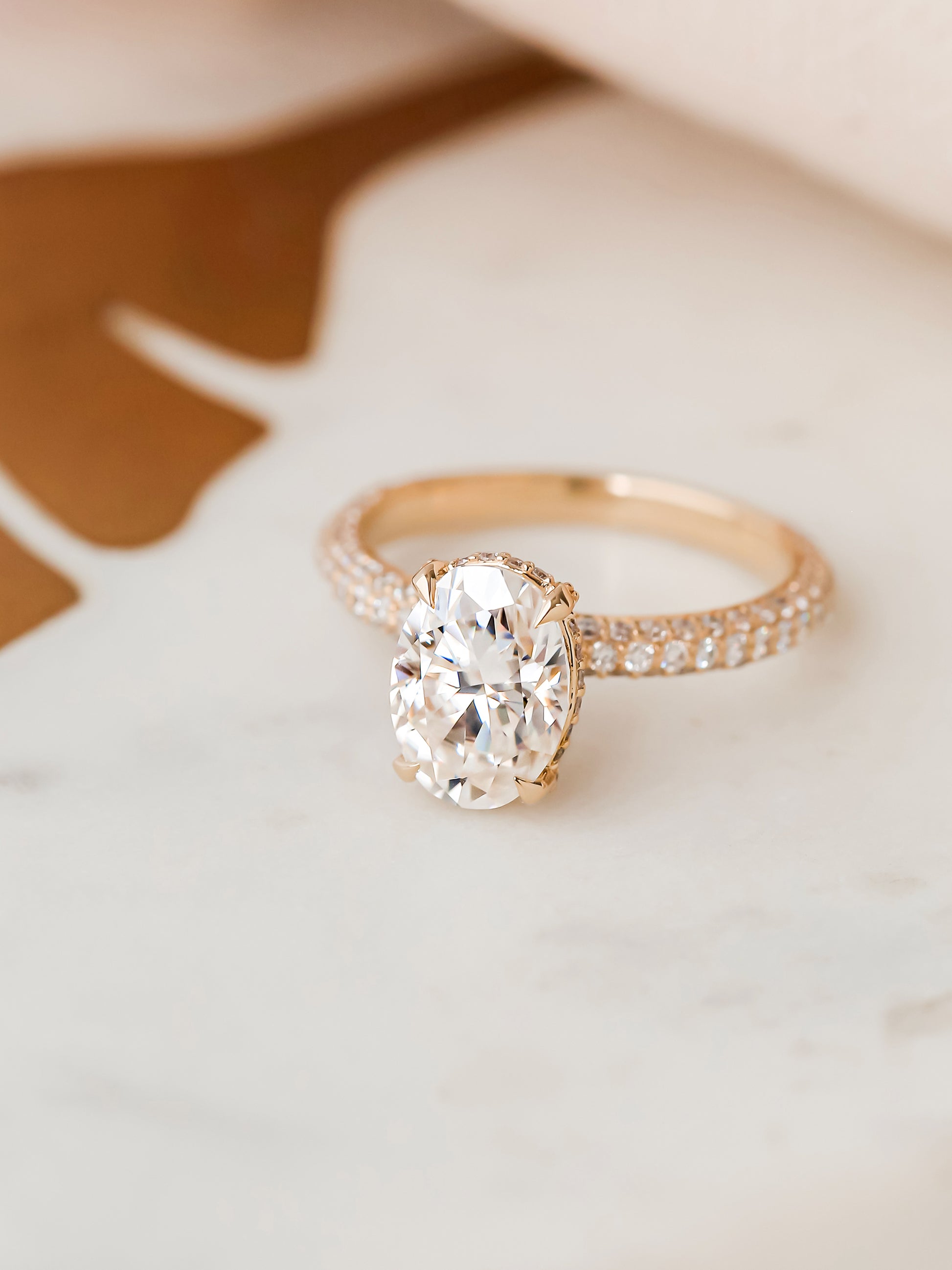 3.4 Carat Moissanite Olena Ring