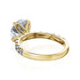 Kobelli Grown Diamond Ring Petal Prongs Zoom-in