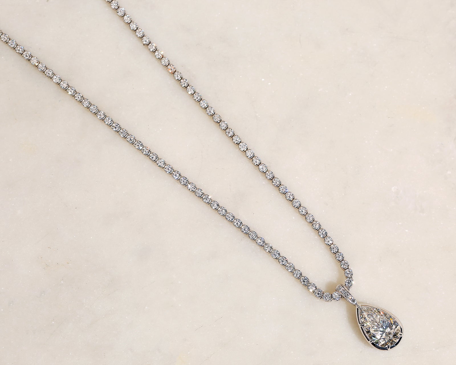 7.75 Carat Lab Grown Diamond Vivi Necklace