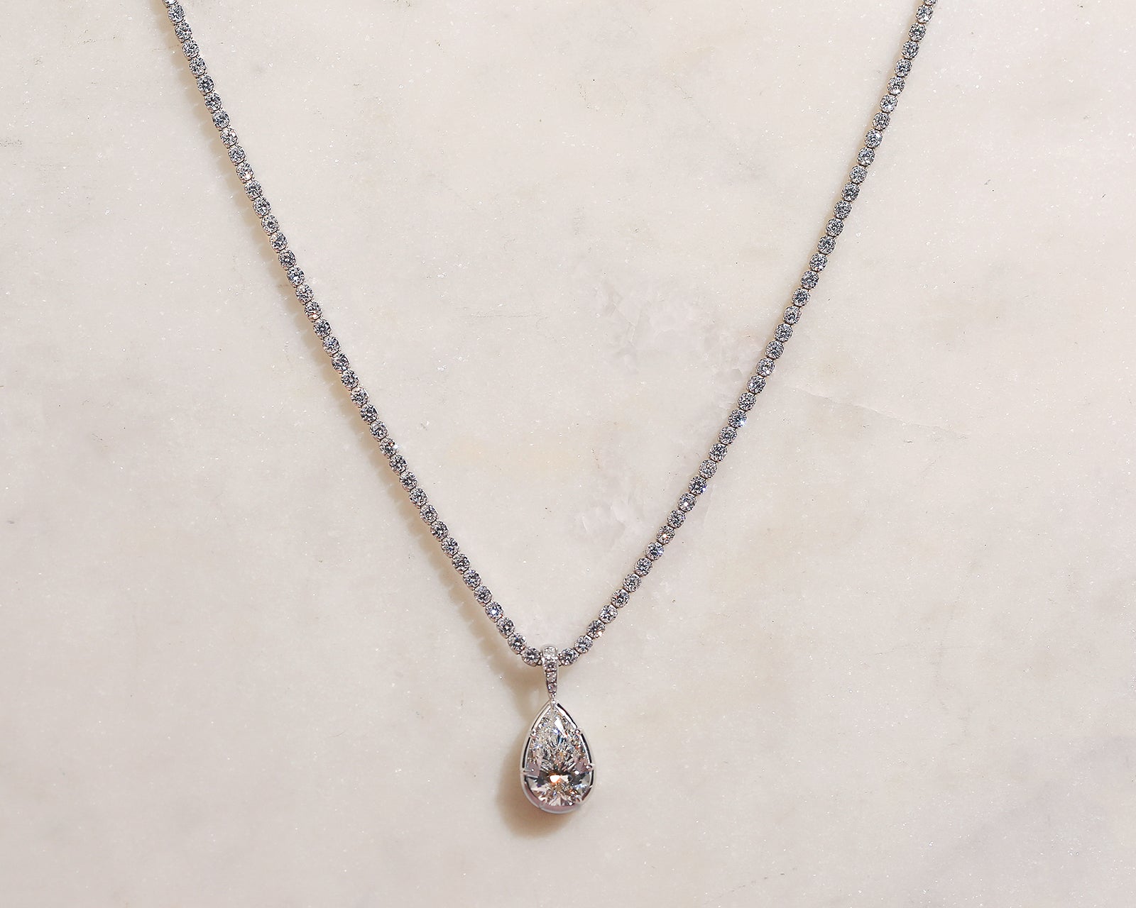 7.75 Carat Lab Grown Diamond Vivi Necklace
