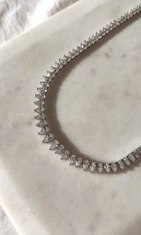 Die 26,40-Karat-Diamant-Halskette – ef/vs