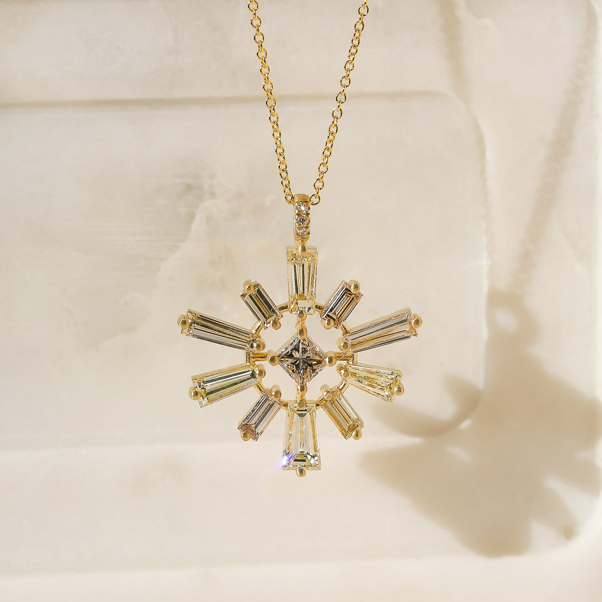 Kobelli Custom Tailored Diamond Necklace
