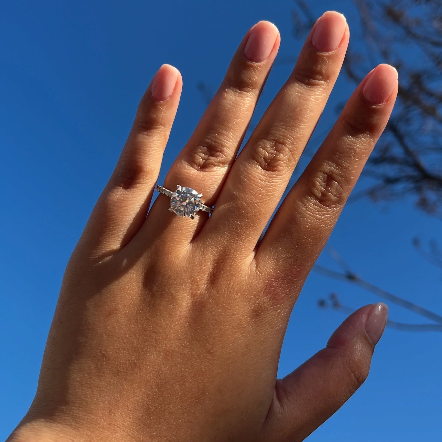 3.7 Carat Moissanite Rogue Ring