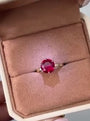 The Ruby Ring in a ring box