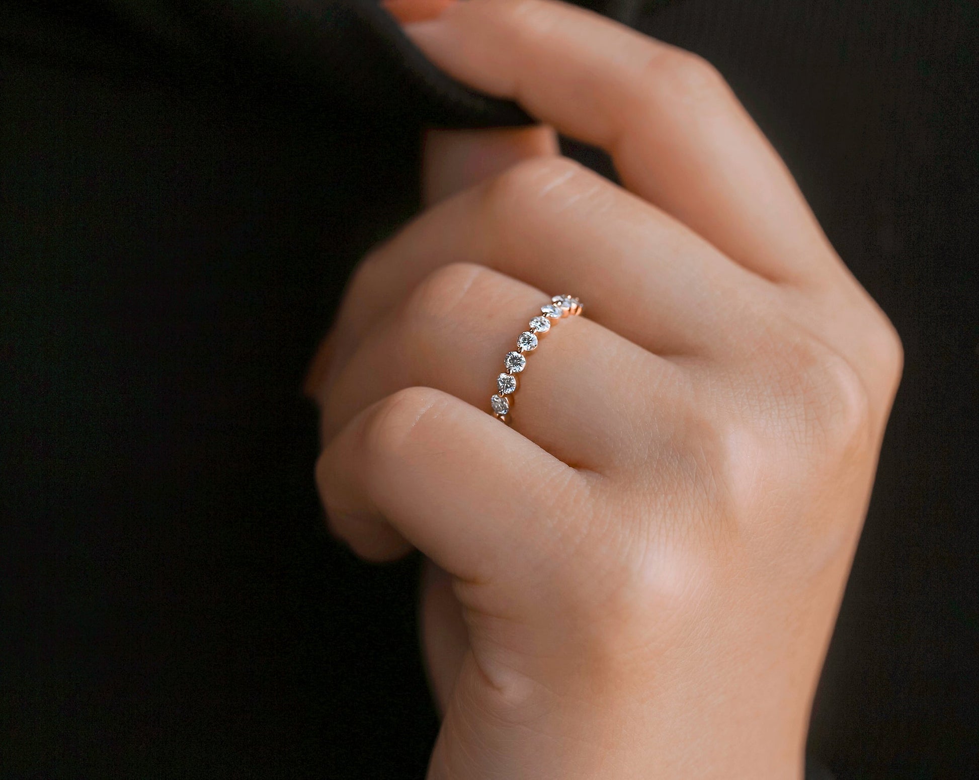Kobelli Diamond Round-cut Diamond Eternity Band