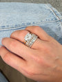 Kobelli Charli Ring, Rem Half Eternity Band, Summer Half Eternity Band