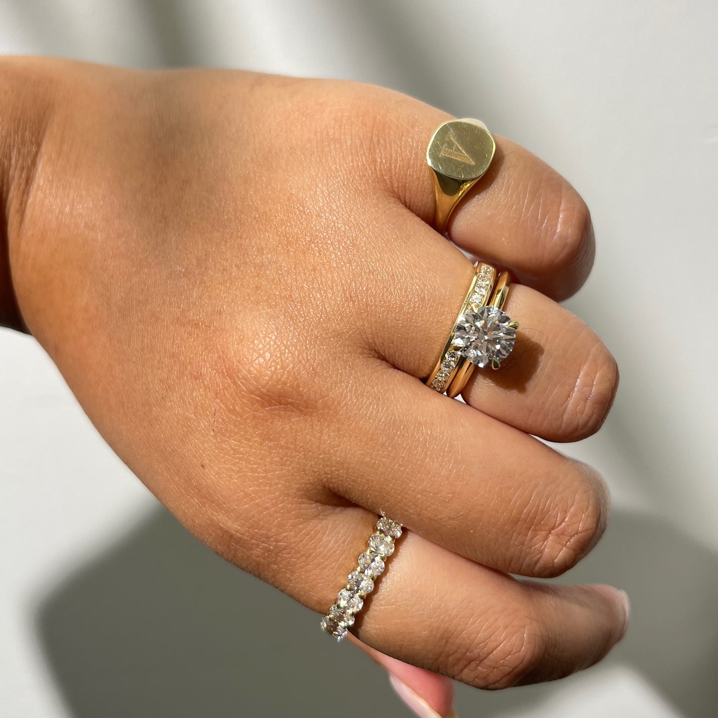 2 Carat Lab Grown Diamond Solitaire Hana Ring