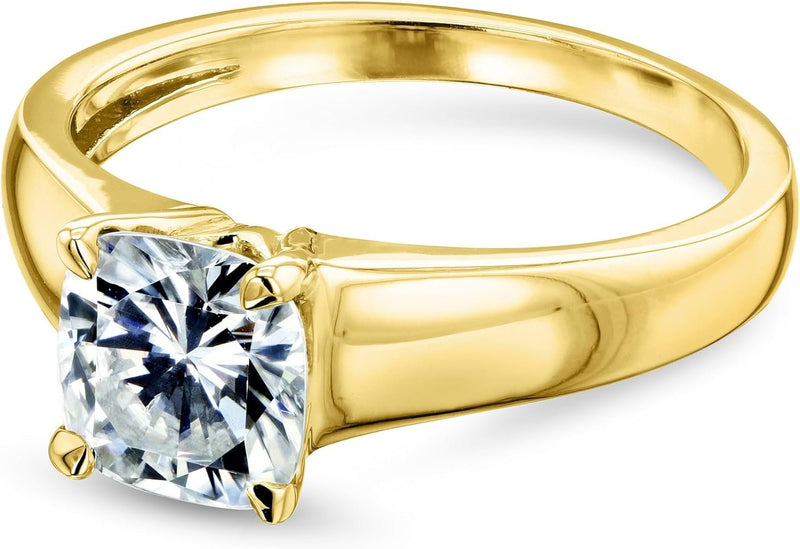 Kobelli Grown - Cushion Lab Diamond Solitaire Ring