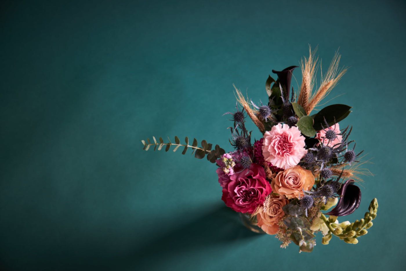 backdrop image of vivid flower bouquet