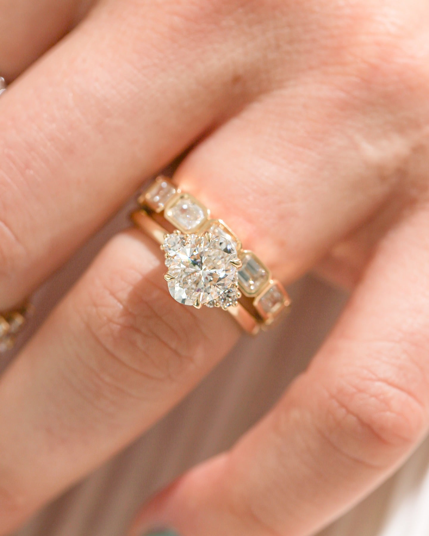 Lab Grown Diamond Bezel Brielle Ring