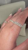 video of Kobelli's White Canary Ring, Barrie Ring, and Melinda-Raye Ring