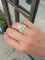 Kobelli Charli Ring, Rem Half Eternity Band, Summer Half Eternity Band