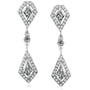 Kobelli Kite Cut Diamond Dangle Earrings 1 1/10ct.tw 14k White Gold 14086X