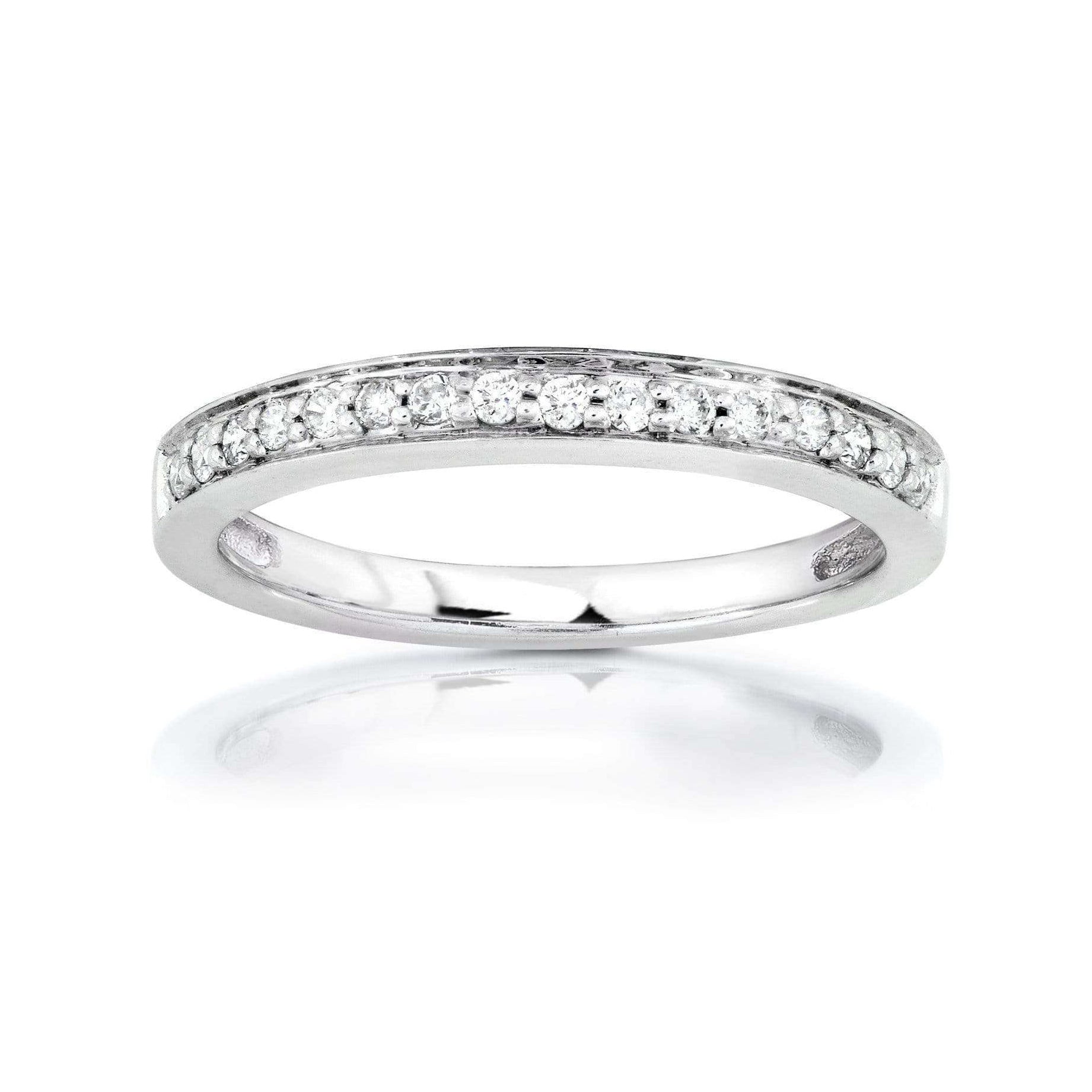 0.15 Carat Natural Diamond Pavé Ring
