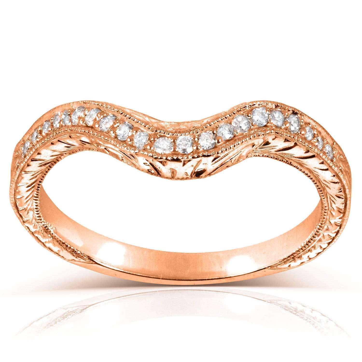 Natural Diamond Antique Shadow Ring