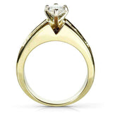 Kobelli 2,75 quilates tgw marquise diamante e anel de canal de safira azul - tamanho 6,25 4829x-mq44c