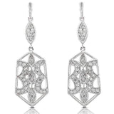 Kobelli Diamond Earrings 1/2 Carat (ctw) in 14k White Gold 51141X
