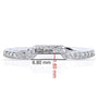 Kobelli Round-cut Contoured Diamond Band 1/6 Carat (ctw) in 14k White Gold