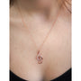 Kobelli Diamond Musical Note (Treble Clef) Pendant & Chain in 14K Gold
