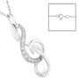 Kobelli Diamond Musical Note (Treble Clef) Pendant & Chain in 14K Gold