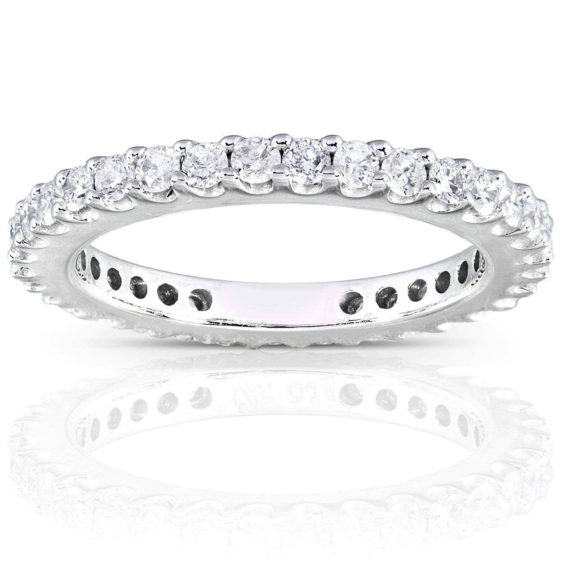 Kobelli Diamond Eternity Wedding Band 3/4 carat (ctw) in 14K White Gold