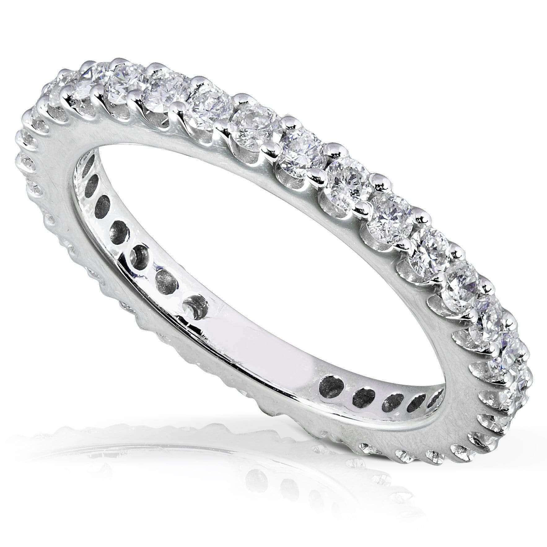 Kobelli Diamond Eternity Wedding Band 3/4 carat (ctw) in 14K White Gold