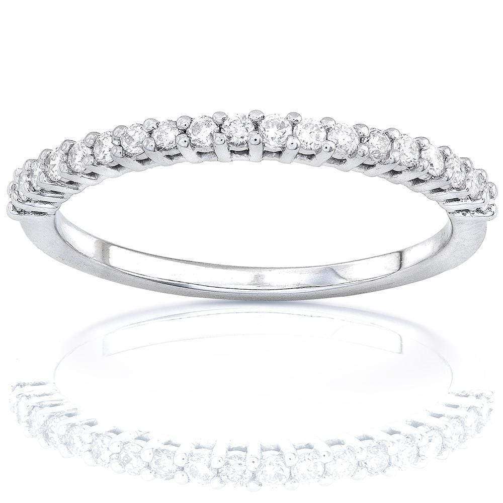 Kobelli One Quarter Carat Lab Grown Diamond Gold Band
