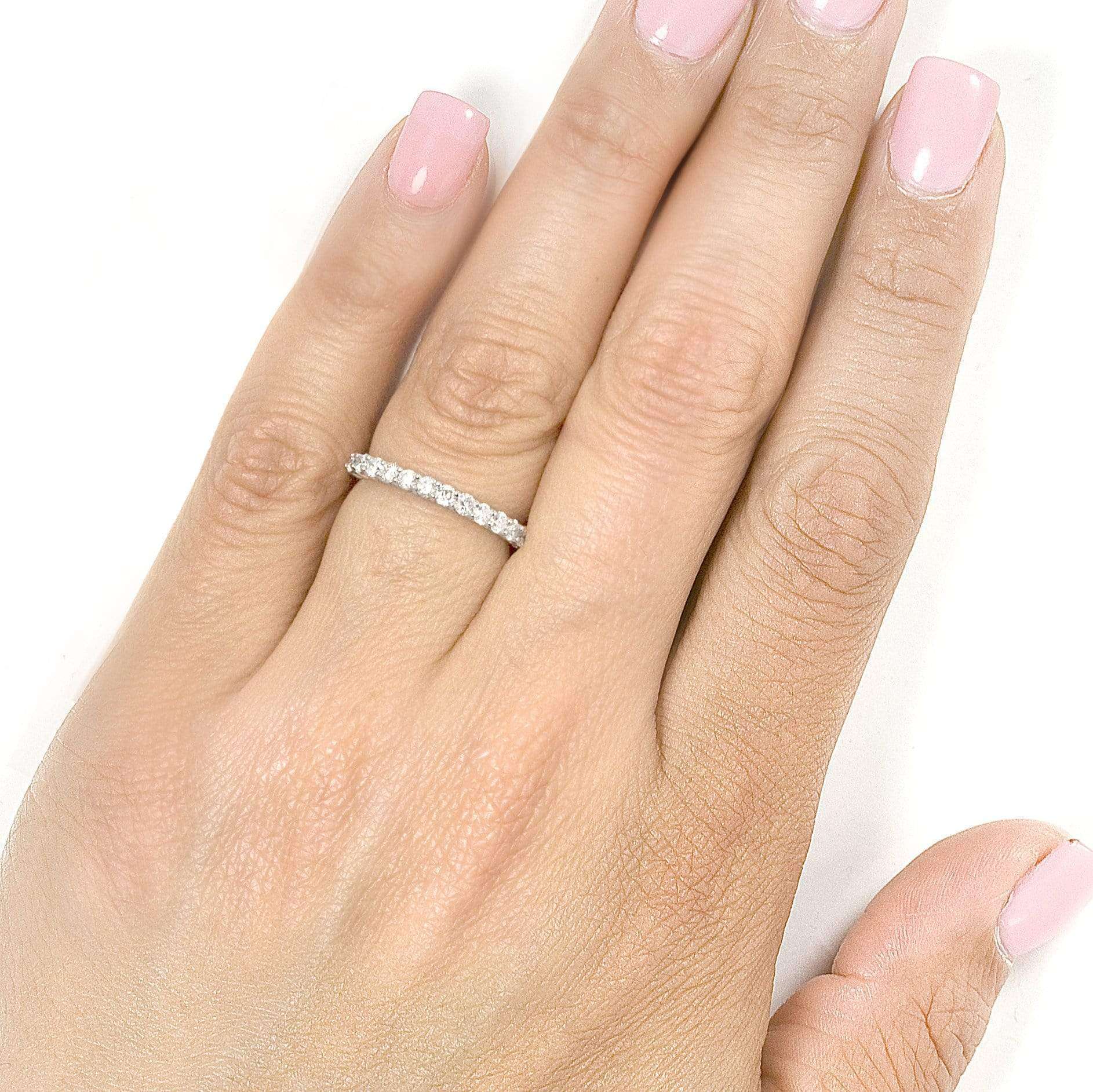 Kobelli Prong Semi-Eternity Diamond Band 1/2ct.tw 14kt Gold