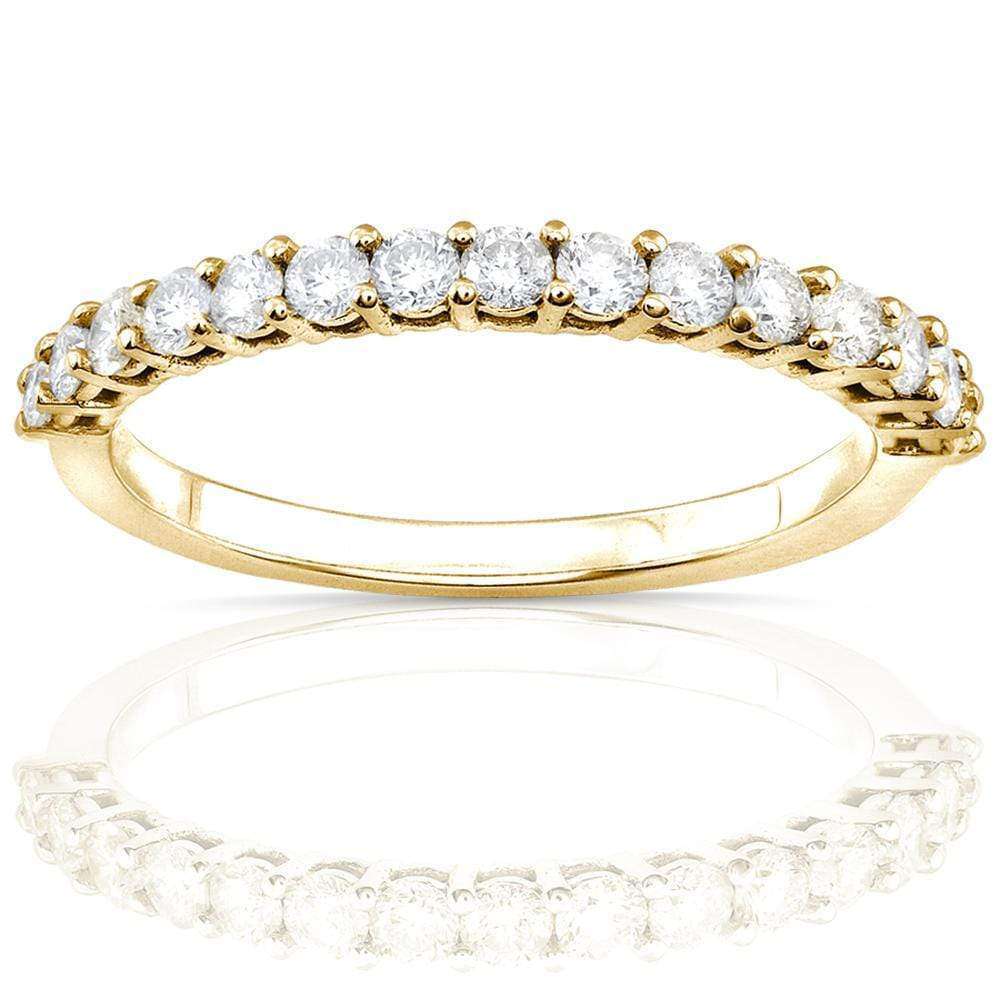 Kobelli Prong Semi-Eternity Diamond Band 1/2ct.tw 14kt Gold 61189-50_4.5_YG
