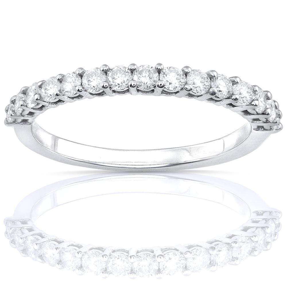 Kobelli Prong Semi-Eternity Diamond Band 1/2ct.tw 14kt Gold 61189-50_4.5_WG