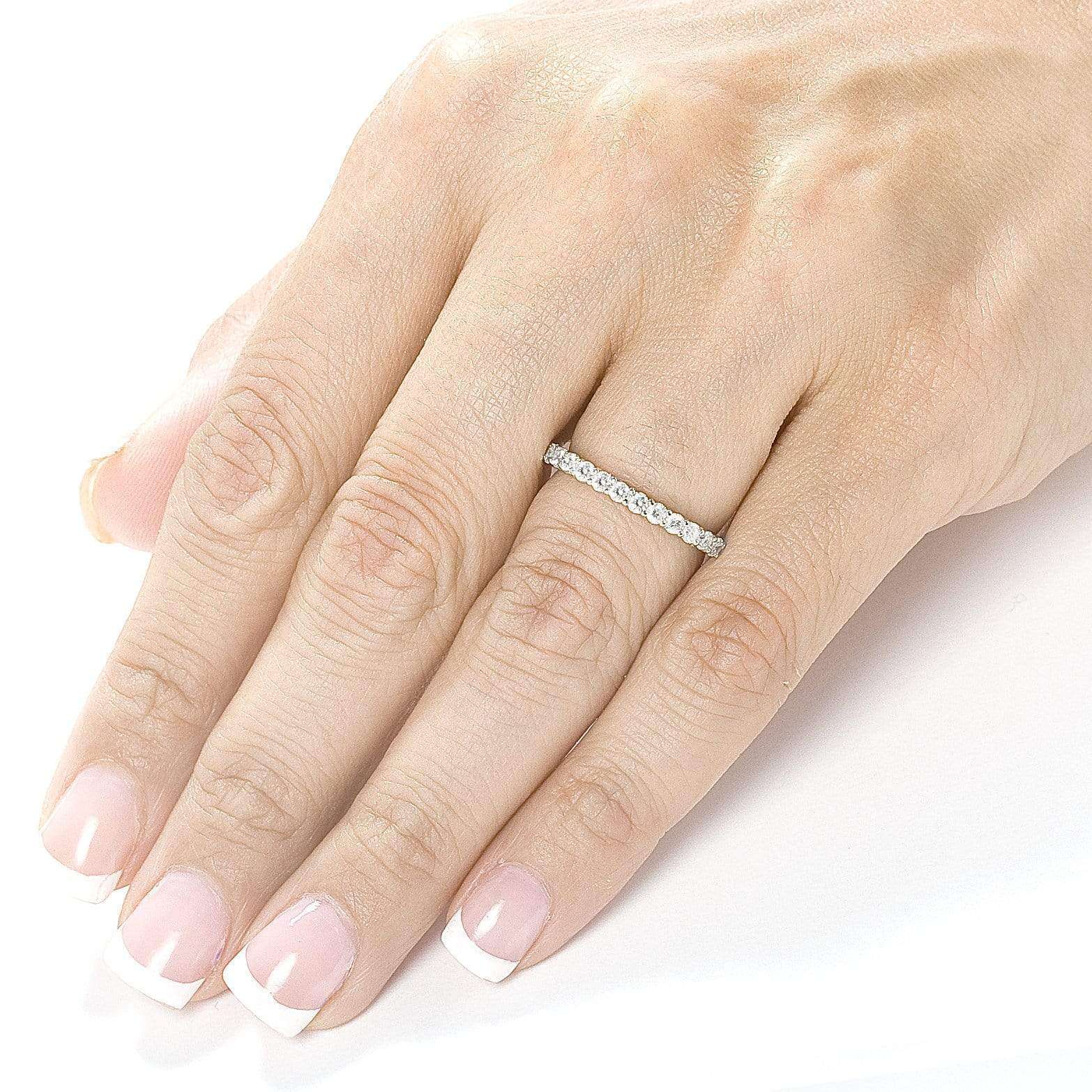 Kobelli Prong Semi-Eternity Diamond Band 1/2ct.tw 14kt Gold
