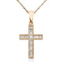 Kobelli Diamond Cross Pendant 1/6 carats total in 14k Yellow Gold (18" Chain)