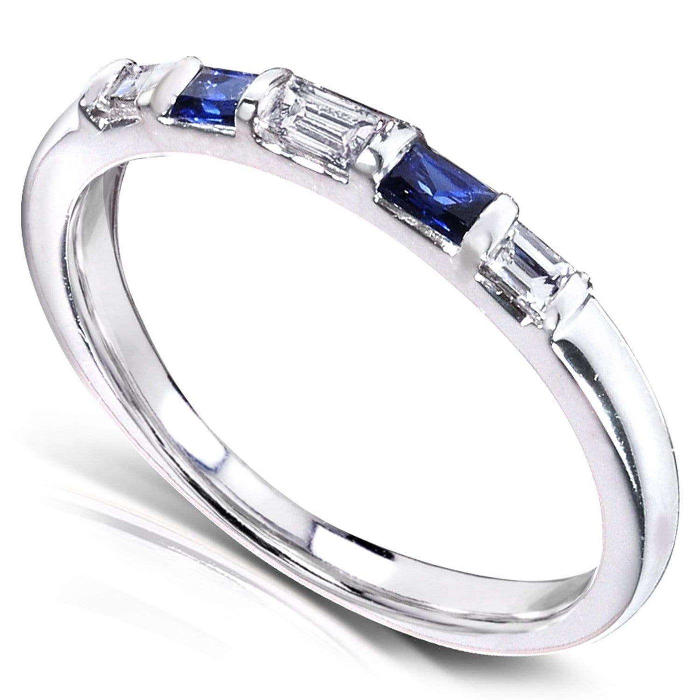 ビリヤード Blue Diamono Mark Henry 18k White Gold Blue Sapphire and Natural Diamond