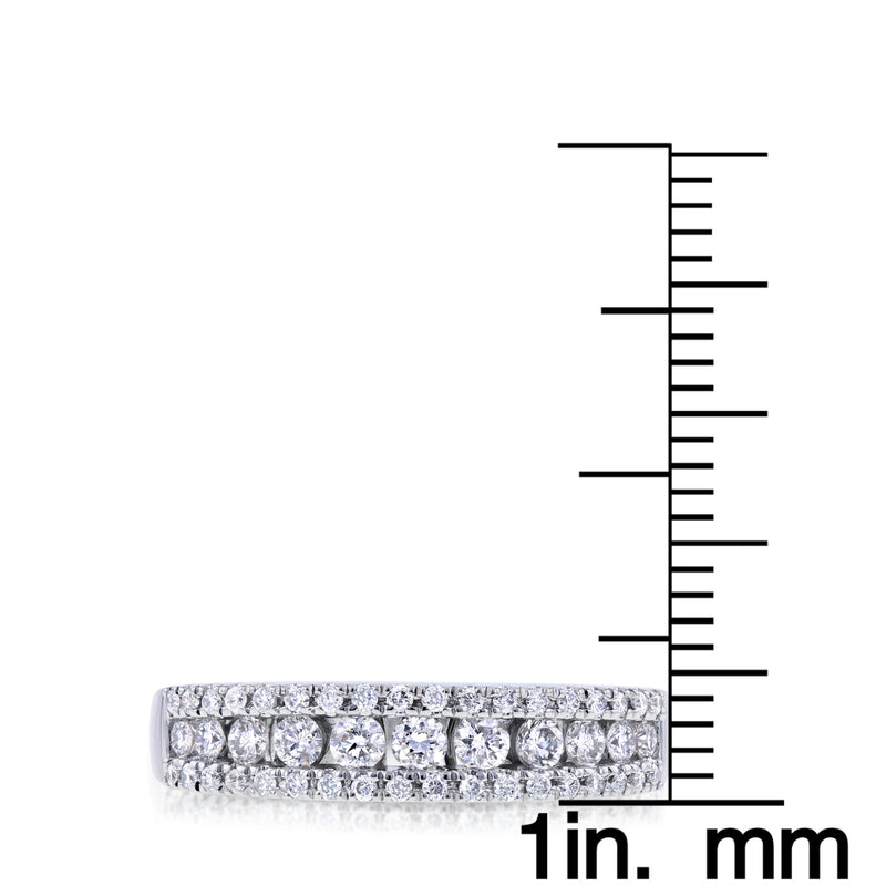 1/2ct.tw Multi-row Diamond Ring