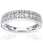 Kobelli Multirow Diamond Wedding Band 1/2ct 14K White Gold