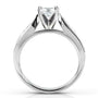 Kobelli Princess Diamond Peg-head Milgrain Pave Bridal Set 4/5ct.tw 14k Gold