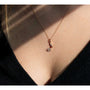 Kobelli Diamond Musical Symbol (Eighth Note) Pendant & Chain in 14K White Gold