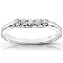 Kobelli Diamond Wedding Band 1/6ct.tw 14k White Gold, 61589 Series