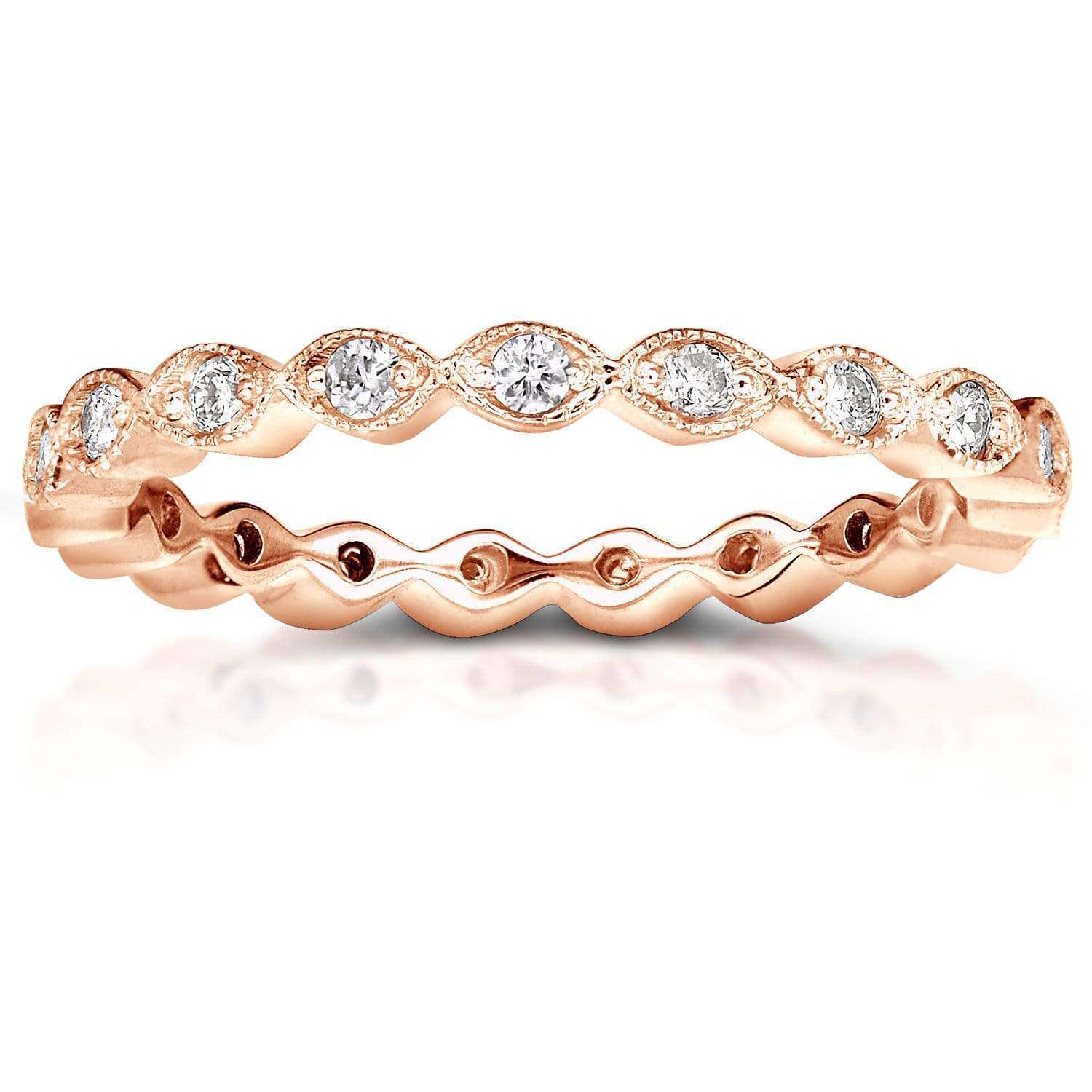 Kobelli Diamond Eternity Band 1/3 carat (ctw) in 14k Rose Gold