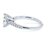 Kobelli Round Diamond Engagement Ring 1 1/6 Carat (ctw) in 14k White Gold
