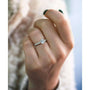Kobelli Radiant 1ct Diamond French Pave Ring 14k White Gold