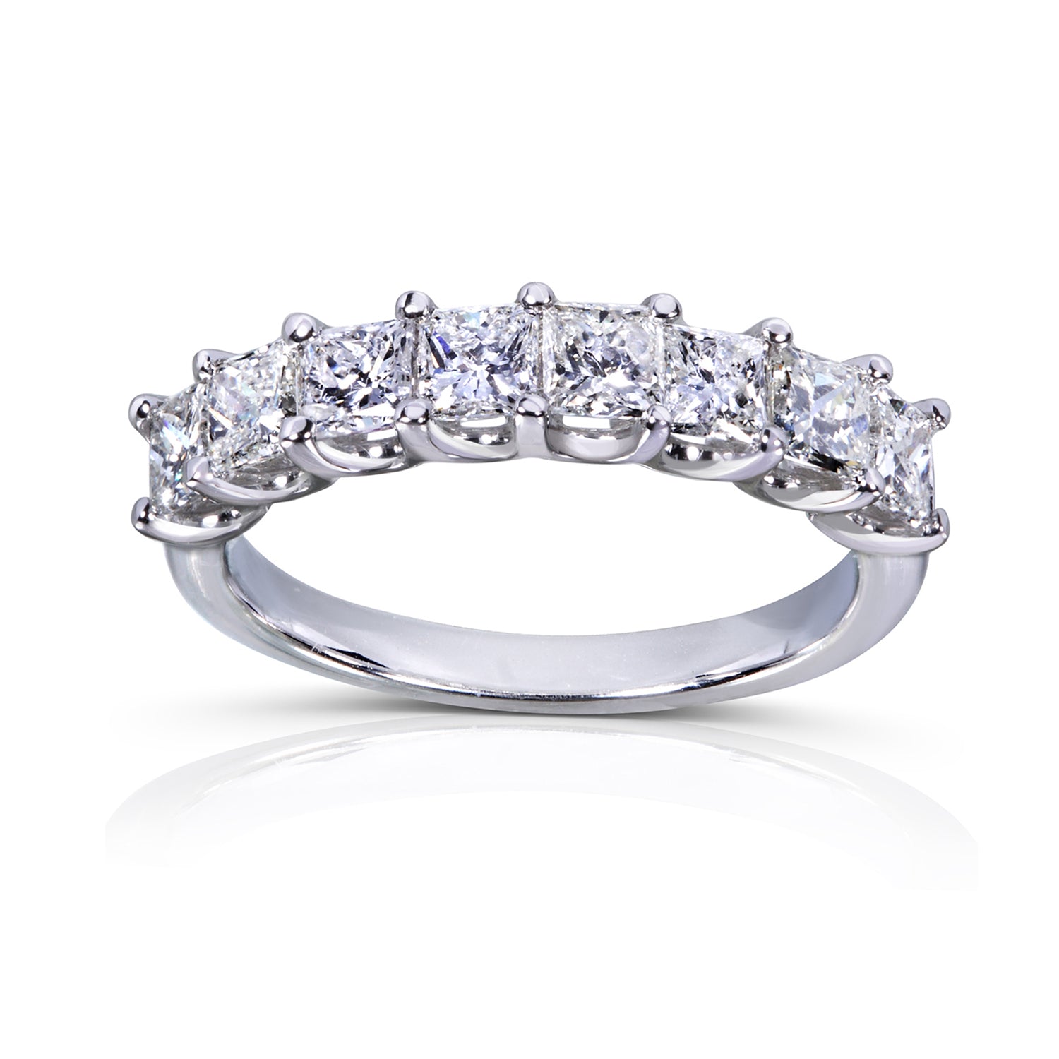 1.5 Carat Natural Diamond 8-Stone Ring