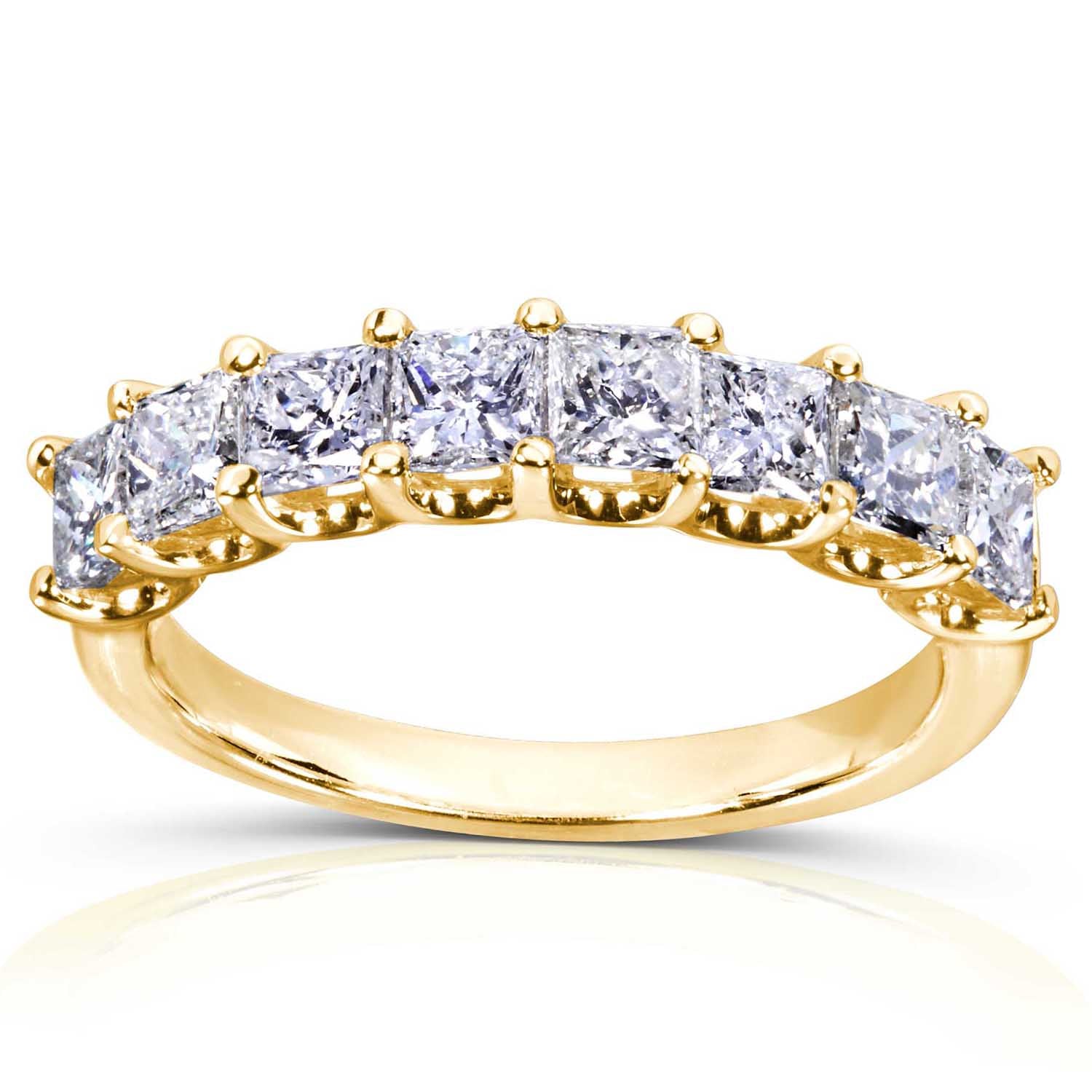 1.5 Carat Natural Diamond 8-Stone Ring